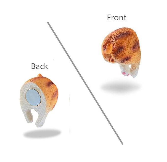 6 imanes decorativos para nevera con diseño de gato de Xelparuc ...