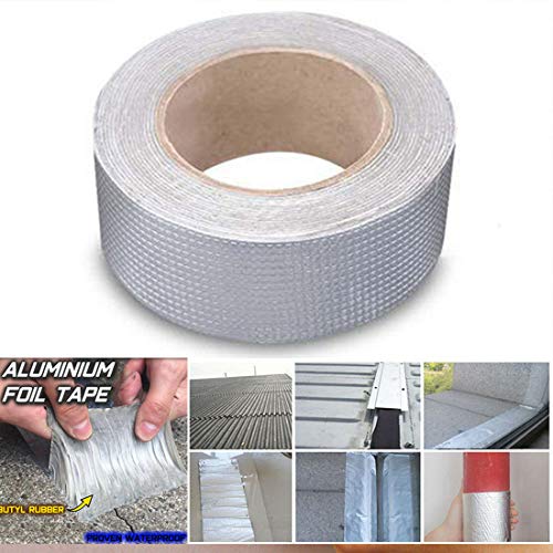 Super Waterproof Tape Butyl Rubber Aluminium Foil Tape (1.2mm5cm5m)