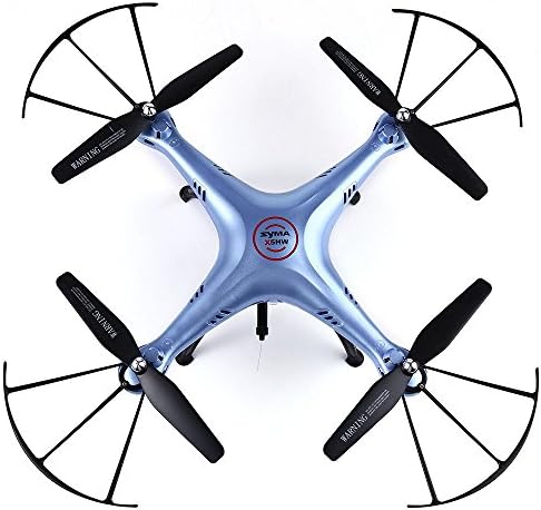 Syma X5HC With 2MP HD Camera 2.4G 4CH 6Axis Headless Mode RC Quadcopter RTF (Blue)