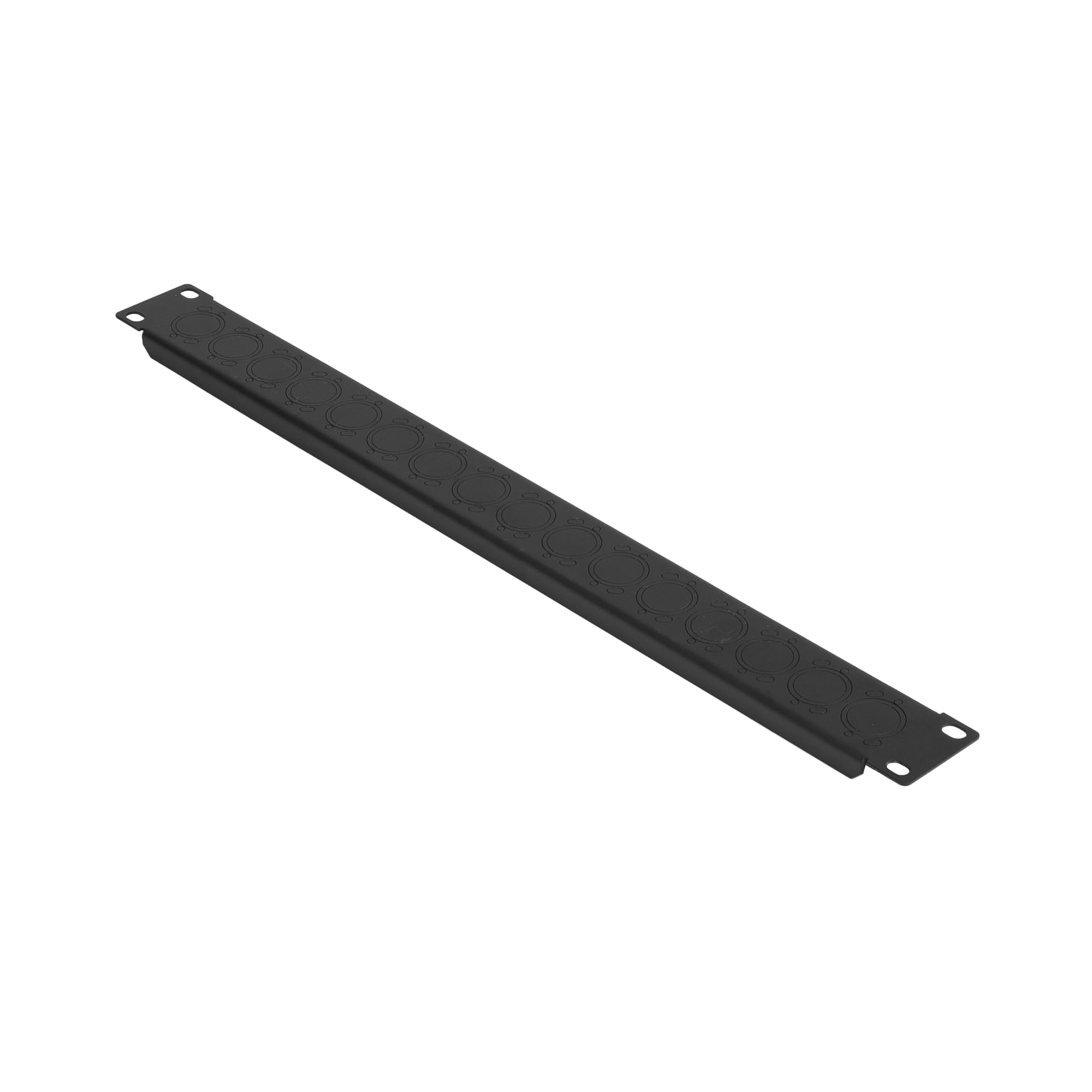 Gator Rackworks Rack Mount Universal Knockout Panel Accessory for Cable Management; 1U Size (GRW-PNLUNIKO)