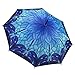 GALLERIA Umbrella Stick Stained Glass Dragonfly, 1 EA