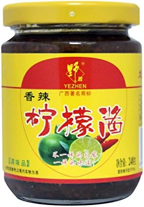 YEZHEN Hot Chili Sauce, 240g/8.5 FL OZ Jar