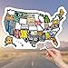 RV State Sticker Travel Map - 11