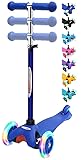 ChromeWheels Scooter for Kids, Deluxe 3 Wheel