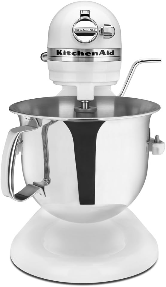 KitchenAid Certified Refurbished RKSM6573WH 6-Qt. Professional Bowl-Lift Stand Mixer - White