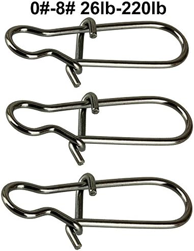 イージーキャッチ 100個セットnbsp デュオロックスナップ サイズ0 8 ブラック スナップ スイベル スライド式リング ステンレススチール製 米国製 釣り道具キットnbsp テスト26lb 2lb Masqueboutique Com