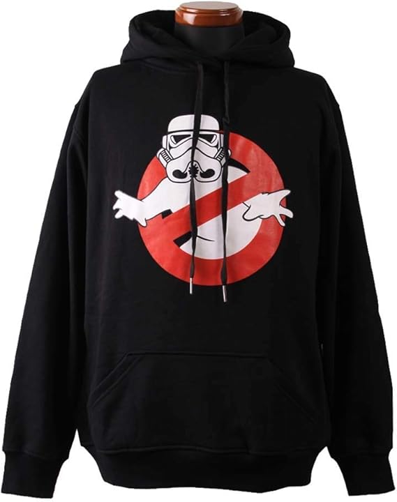 Amazon Ag1 黒 Mサイズスターウォーズ Star Wars パーカー スウェットパーカ Parka バンド パロディ おもしろ ネタ ゴーストバスターズ トレーナー パーカー 通販