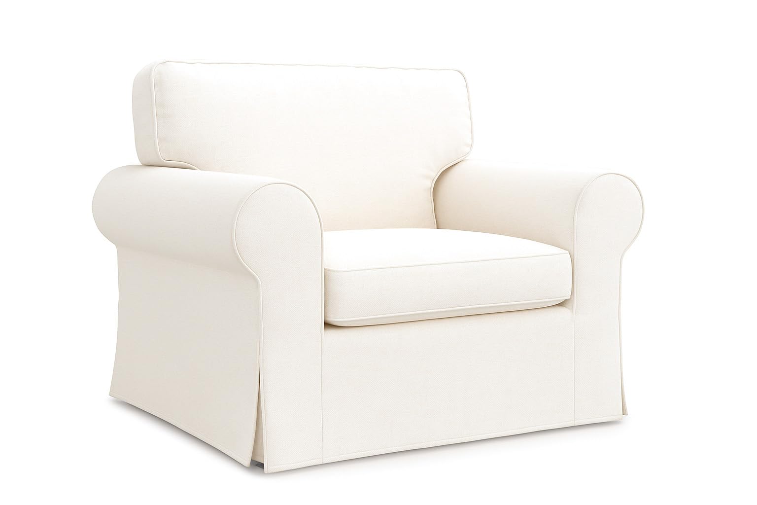 Photo 1 of FMCTL Ektorp Chair Cover Replacement for IKEA Ektorp Armchair Cover, Ektorp Chair Slipcover, Ektorp Cover Only!(Daily Off White)