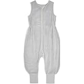 HALO Sleepsack Toddler Sleeping Bag, Luxe Fleece Wearable Blanket, TOG 2.0, Grey, 3T