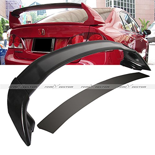 2006 - 2011 Honda Civic 4DR Sedan Mugen RR Style 4pcs Trunk Spoiler Wing