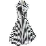 Heroecol® 50s 60s Hepburn Style Vintage Retro Swing Dresses