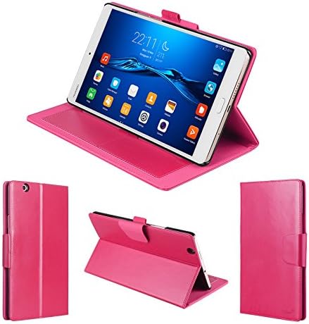 wisers Huawei MediaPad M3, BTV-W09 BTV-DL09 8.4-inch tablet case/cover, front stand type, pink