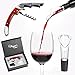 Vineyard’s Choice Wine Aerator Spout and Bottle Opener Set - Double-Hinged Waiters Corkscrew with Foil Cutter and Aerating No Drip Pourer in Gift Box