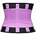FOUMECH Women's Waist Trainer Belt-Waist Cincher Trimmer-Slimming Body Shaper Belt-Sport Girdle Belt (Purple, Small)