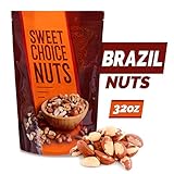 Raw Brazil Nuts 32oz (2 Pounds) Superior to Organic, No PPO, Probiotic, Large,Fresh and Reasealable bag
