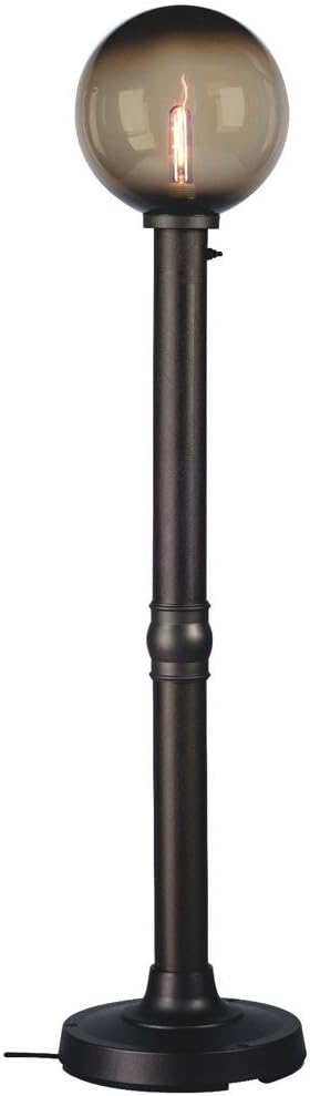 Patio Living Concepts Moonlite 64" Floor Lamp with 3" Tube Body and Globe Black/Bronze