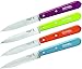 Opinel 112 Assorted Sweet Pop Colors Paring Kitchen Knives (Set of 4)