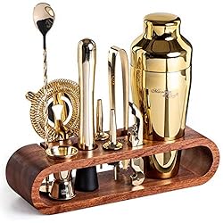 Mixology Bartender Kit: 10-Piece Bar Tool Set with