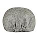 VOBOOM linen Flat Cap Cabbie Hat Gatsby Ivy Irish Hunting Newsboy (Dark Grey)