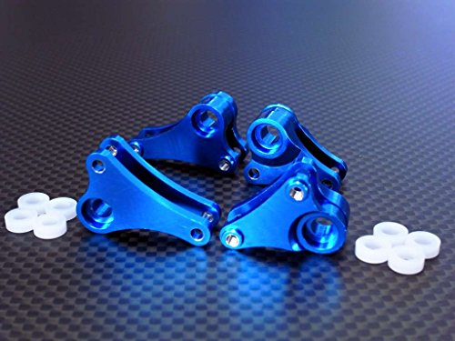 Traxxas 1/16 Mini E-Revo, Mini Slash Upgrade Parts Aluminum Front+Rear Rocker Arm - 4Pcs Set Blue