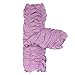 Bowbear Little Girls 3 Pair Gathered Ruffles Leg Warmers, Lilac, Cherry Red, Fuschia