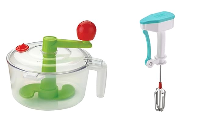 Nestwell Sarangware ABS Power-Free Hand Blender with Atta and Dough Maker (Multi