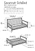 World of Futons Queen Size Savannah Futon Sofa Bed - Frame Only