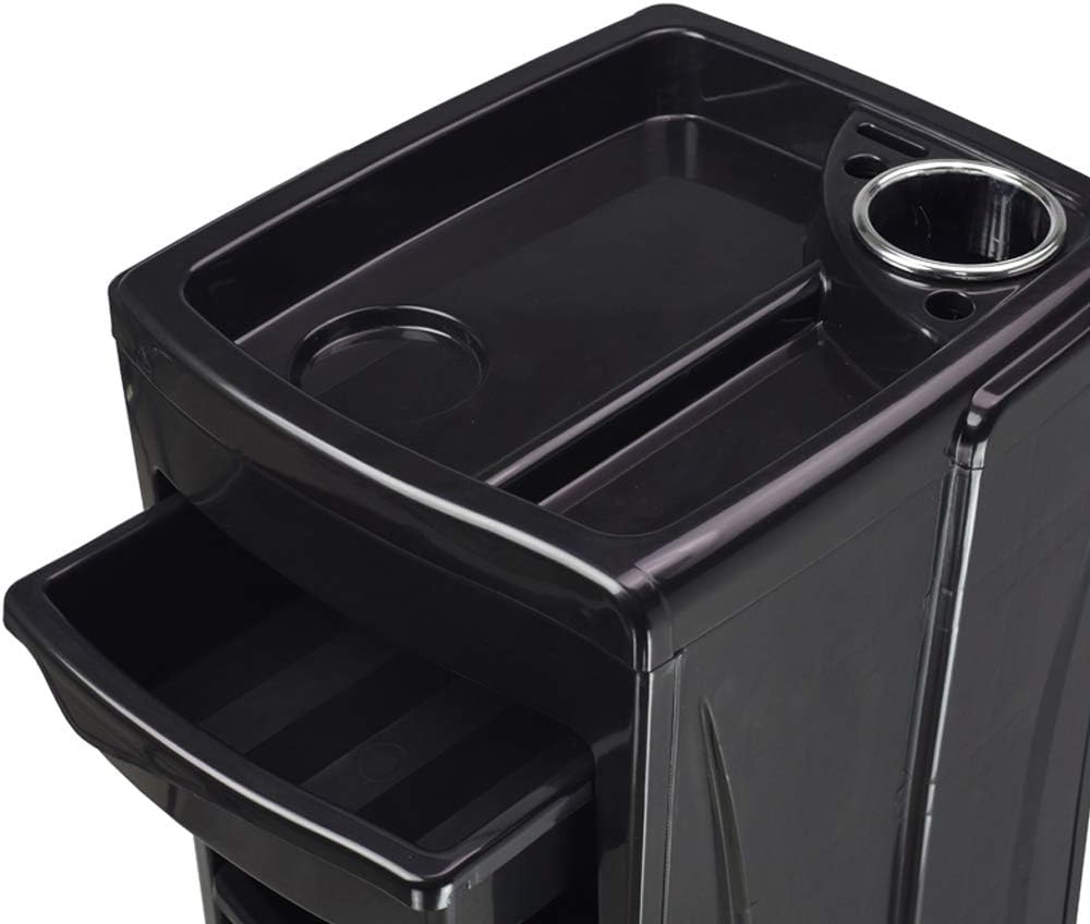 Salon Storage Cart Salon SPA Beauty Hairdressing Rolling Trolley Cart with 5 Drawers: Office Products