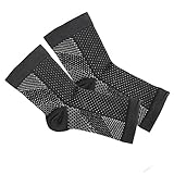 IFLYING Anti Fatigue Compression Foot Socks Provide Ankle Support and Increase Blood Circulation - Open Toe Socks