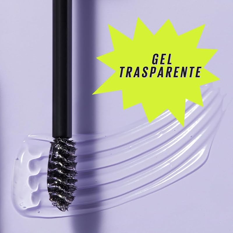 New York Super Lock Brow Glue, Gel Sopracciglia Trasparente Fissante 24h, 7ml