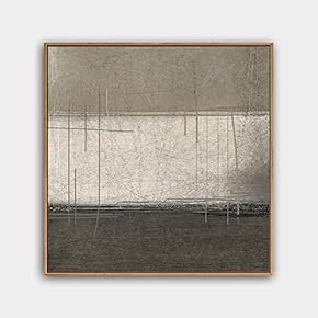 Framed Canvas Wall Art Modern Texture Painting Canvas Prints Home Artwork Decoration for Living Room,Bedroom - 16x16 inches