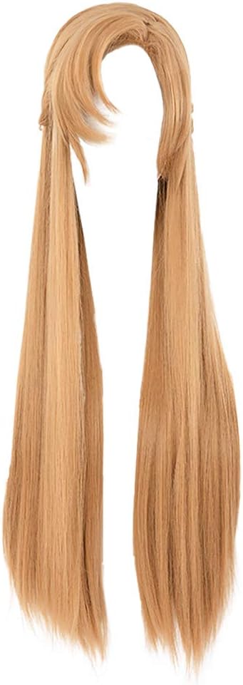 Amazon Miccostumes 結城明日奈 コスプレ 小物 ウィッグ ロング ストレート 薄茶色 髪 コスプレ 仮装 通販