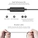 ROCK Earbuds with Microphone Metal Housing Durable Braided Cable Low Distortion Noise Isolating HiFi Stereo Heavy Bass Wired Stereo in-Ear Earbuds Headphones Headset with 3.5mm Jack (Tarnish)