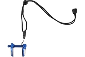 Sunicon Diving Nose Clip, Adjustable Aluminum Alloy Professional Swimming Nose Plug with Lanyard for Swimming