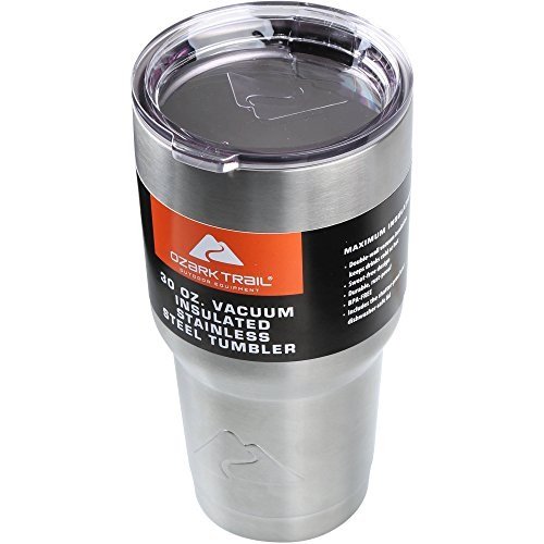 Ozark Trail Vacuum Insulated Powder Coated Stainless Steel Tumbler -  30 OZ