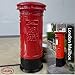 Coin Bank, Cafurty Metal Britain London Street Red Mailbox Piggy Bank Postbox Money Box for Decoration - 7
