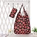 BMC Mixed Design Washable Foldable Wallet Style Nylon Reusable Grocery Bags Tote - (Cute Critters) Set of 3