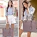 BAIMAY Laptop Bag for Women 15 15.6 Inch Work Tote Bag Office Handbag Business Briefcase Multi Pockets Laptop Shoulder Bag with Exquisite Pendant for Work School Travel