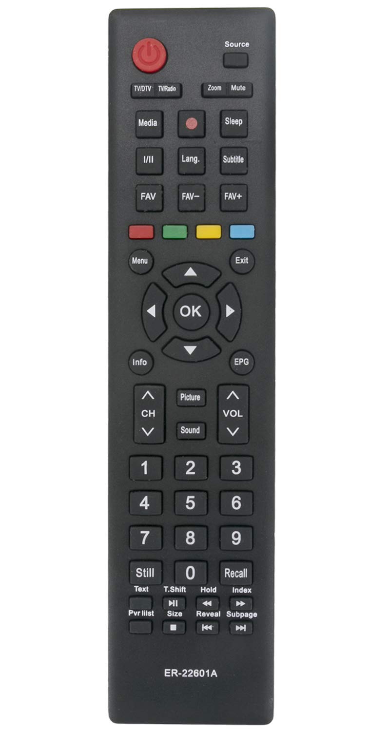 ALLIMITY ER-22601A Replaced Remote Control fit for Hisense TV T163920 HL24K20D HL32K20D 24D33 24E33 24F33 32D33 32D36 32D50 32M2160 40D50P 50D36P