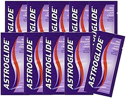Astroglide Original Personal Liquid Lube Lubricant and Moisturizer Enhance the Pleasure of Intimate Activity [Travel Set]: Size 0.14 Oz. / 4 Ml (Pack of 10)