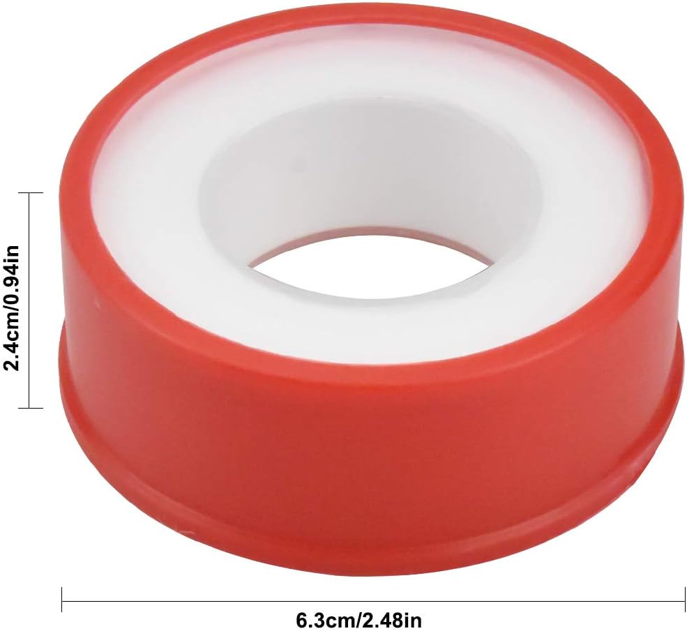 4 Rolls White Thread Seal Tape PTFE Industrial Sealant Tape Water