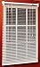 Magne Blind 40-Inch Vinyl Mini Blind with 1-Inch Slats