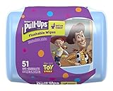 Pull-Ups Big Kid Flushable Wipes with OneTouch Dispensing Container, 51 Count