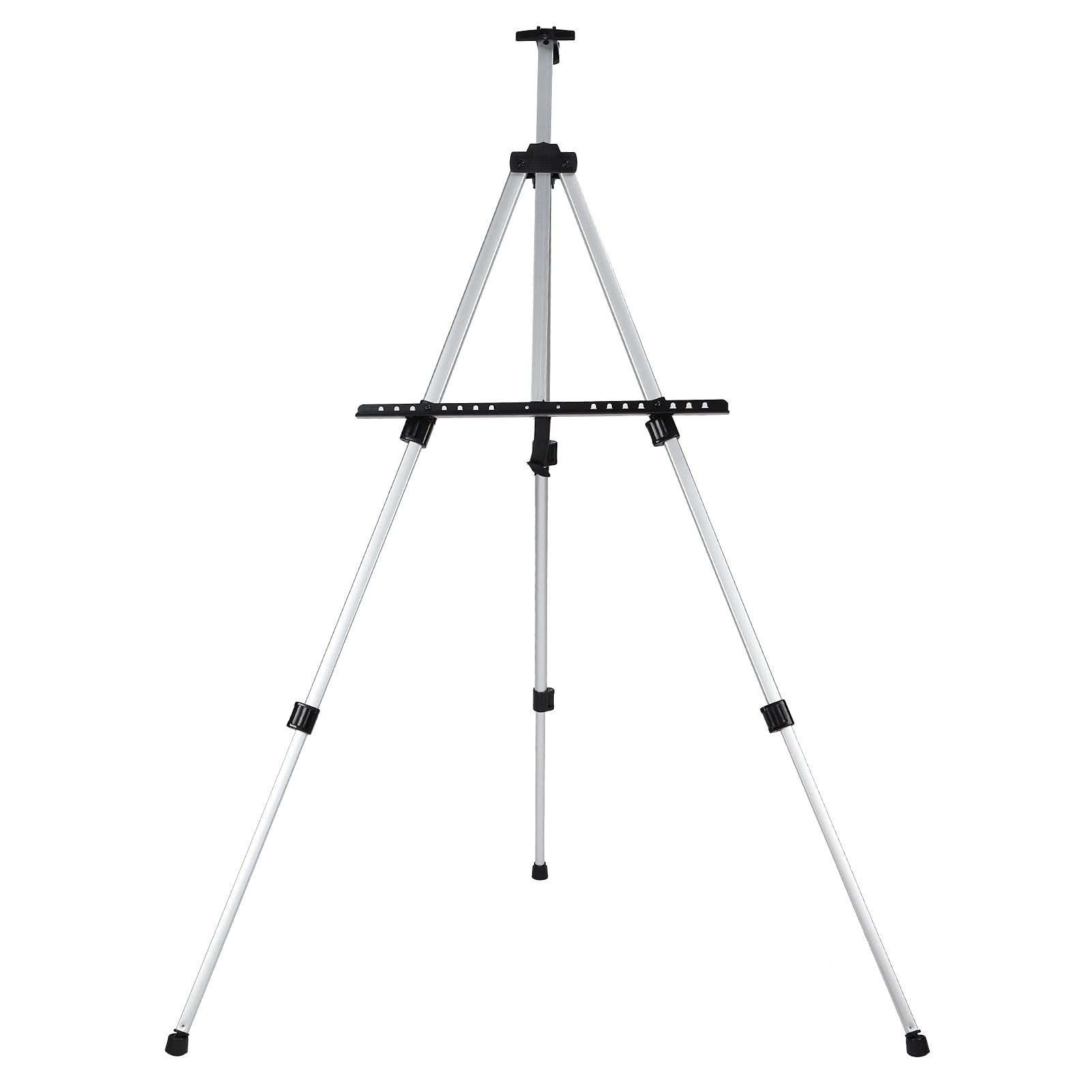 VBESTLIFE Portable Easel Metal Bracket, Adjustable Art Drawing Board Rack, Tripod Legs Can be Adjusted Independently, As Pastoral Easel, Tabletop Studio Easel