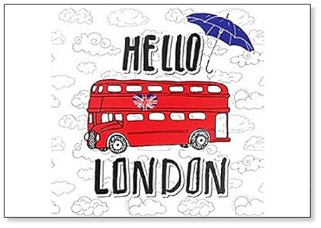 Imán para nevera con texto en inglés