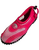 Womens Water Shoes Aqua Socks Pool Beach ,Yoga,Dance and Exercise (6, Fuchsia/Pink 1185L)