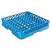 Carlisle FoodService Products RP-14 Blue Color, Polypropylene OptiClean All Purpose Plate and Tray Rack