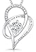 Platinum Overlay Sterling Silver 