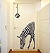 Huge Zabra Vinyl Wall Sticker Zebra Wall Decals Animal Print Home Murals Decor