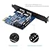 ORICO 2-Port PCIe PCI Express SuperSpeed USB 3.0 Adapter Card
